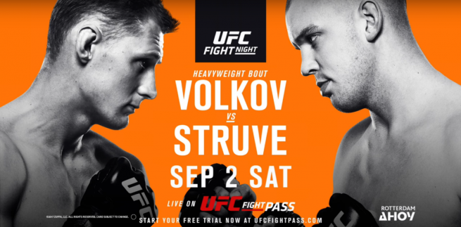 РЕЗУЛЬТАТЫ И БОНУСЫ UFC FIGHT NIGHT: STRUVE VS. VOLKOV